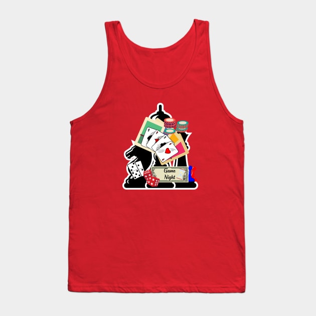 Game Night Tank Top by AlmostMaybeNever
